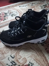 Жіночі кросівки Skechers D`Lites Freeze Talk Black/White 36 Білий 66666125-BLK фото від покупців 3