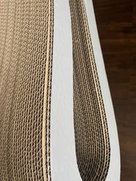 Кігтеточка для кішок картонна RASPER M оливкова ШхВхГ 65x14x25 см + миша у подарунок фото від покупців 10