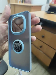 Чехол Fiji Colorframe для Xiaomi Redmi Note 14 Pro Plus 5G матовый бампер с кольцом подставкой Dark Blue