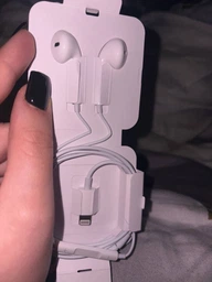 Наушники вкладыши проводные Lightning EarPods для Apple iPhone 5 6 7 8 9 Х 11 12 13 14 Pro Plus Mini Max LEXEGO with Mic Lightning Headphones White PL2J/W фото от покупателей 5