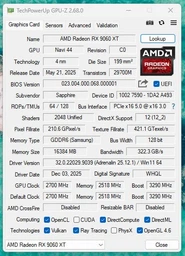 Відеокарта SAPPHIRE AMD Radeon RX 9060 XT Pulse 16GB 20000 MHz 3290 MHz Black (11350-03-20G) фото від покупців 1