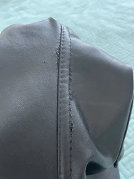 Лосины женские на меху из эко кожи с карманами черные XL LEG-5
