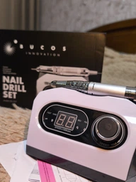 Фрезер для маникюра Nail Drill ZS-717 PRO PINK 65 Ватт, 45 000 об/мин фото от покупателей 3