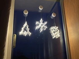 Світлодіодна сніжинка для декору Snowflake 9 LED 18 см
