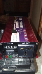 Інвертор напруги Voltronic CJ-1600M (DC:800W), 12/220V з апроксимованою синусоїдою, 1 універсальна розетка, крокодили, Q24 (YT28538) фото від покупців 1