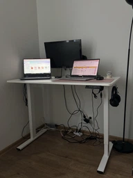 Стол с электрорегулировкой высоты RZTK eDesk USB Black 1200 х 600 мм фото от покупателей 11