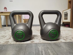 Гиря 4 кг гири для спорта кроссфита пластиковая Crossfit фото от покупателей 2