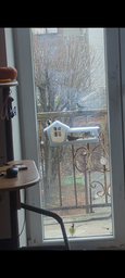 Кормушка для птиц на окно House_for_birds "Домик белый" фото от покупателей 6