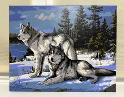 Картина по номерам Brushme Волки-защитники 40x50 см BS51412