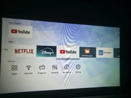 Смарт проектор с аккумулятором батарея Salange Q7A Android 11 Wi-Fi Bluetooth 200 ANSI HD 720P поддержка 4K портативный мини LED мощный видеопроектор домашний кинотеатр для дома офиса фильмов презентаций телефона смартфона HDMI USB 180° поворот фото от покупателей 4