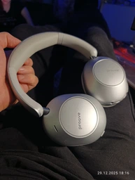 Накладні бездротові Bluetooth навушники з мікрофоном Proove Silence 3D with ANC, Light gray