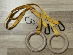 Детские гимнастические кольца со стропами 2шт пара Troli Rundy Rings Sling 170мм