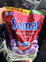 Таблетки для посудомийних машин Somat All in 1 Extra 85 шт. (9000101809961) фото від покупців 9