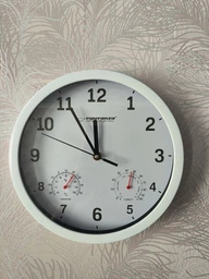 Годинник настінний Esperanza Wall Clock Lyon Black 25см (EHC016K) фото от покупателей 1