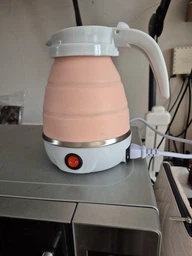 Силиконовый электрочайник дорожный 600 мл складной Hoffmans Electronics HM-2546 Быстрозакипающий чайник Серый фото от покупателей 5