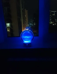 Настольная лампа ночник TOPA Песочные часы 3D картина Подвижный песок RGB