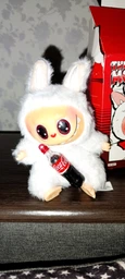 Детская мягкая игрушка сюрприз Лабубу Labubu Coca-Cola плюшевая, брелок для ключей сумки рюкзака для детей и взрослых 17 см фото от покупателей 9