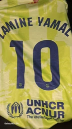 Форма футбольна дитяча Lamine Yamal (Ламін Ямаль) 19 Barcelona 24/25, р. 24 зріст 130-135 см. салатова фото от покупателей 2