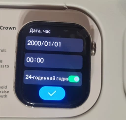 Смарт годинник Smart Watch H26 mini AMOLED 42 mm iOS Android Shiny Gold з 2 ремінцями Alpine Loop та Sport Band у комплекті SW-H26mini-6056 фото від покупців 3