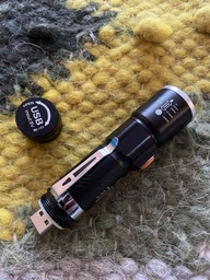 Ліхтарик Bailong BL-616-T6 USB зарядка (ручний ) IS3) фото від покупців 3