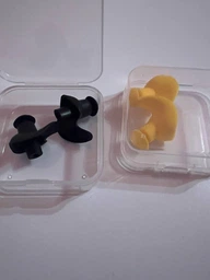 Беруши универсальные для плавания и от шума в пластиковом футляре Earplugs Yellow (желтый)
