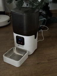 Автоматична годівниця для котів і собак Papifeed 6L, смарт годівниця з Відеокамерою та WIFI, Білий (147-WHITE) фото від покупців 5