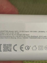 Зарядний пристрій Xiaomi Mi 67W Charging Combo Type-A BHR6035EU фото від покупців 4