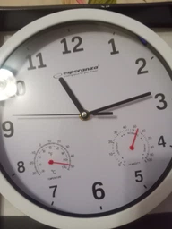 Годинник настінний Esperanza Wall Clock Lyon Black 25см (EHC016K)