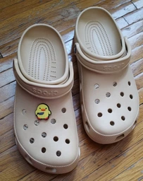 Мужские кроксы Crocs Classic 10001-209 46-47 (M12) Бежевые (196265698530) фото от покупателей 4