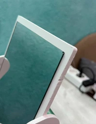 Большой DIY Органайзер для косметики и инструментов для макияжа с прямоугольным зеркалом на 5 секций, с выдвижными ящиками, 40х20х38 см, белый (COSM402038WH) фото от покупателей 5