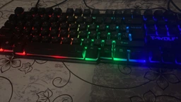 Клавіатура механічна дротова GamePro MK100R Red Switch TKL LED USB Black