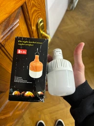 USB LED Лампа Фонарь 10W / 5В на аккумуляторе 500 mAh светильник подсветка фонарик, Белая
