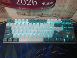 Клавіатура Aula F3287 Blue Switch RGB White/Grey (6948391240688) фото от покупателей 2