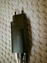 Сетевое зарядное устройство Asometech GaN 65W 1USB+2Type-C Fast Charger Black