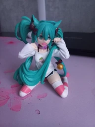 Аниме фигурка Seuno Хацуне Мику Hatsune Miku Neko ver 12 см ПВХ сидячая статуэтка для декора и коллекции (GS905) фото от покупателей 1
