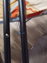 Двойная стальная стойка вешалка для одежды и обуви с полкой RZTK Loft Black фото от покупателей 3