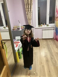 Набор Плащ накидка Гарри Поттера Гриффиндор мантия халат кослпей Harry Potter S (100053S) фото от покупателей 1