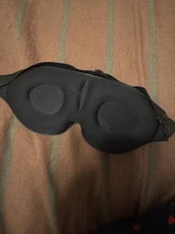 Маска для сна 3D Sleep Eye Mask и медитации дышащая повязка на глаза черная сон маски повязки + подарок: подарочная упаковка и беруши фото от покупателей 13