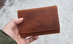 Гаманець шкіряний жіночий Paolo Peruzzi із захистом RFID 13 х 9 х 4 см (T-33-DB) синій