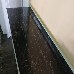 Набір самоклейна ПВХ плівка 2 шт по 0,6х3м, HOME DESIGN, інтер'єрна, водостійка, для меблів і кухні, колір чорний мармур (чорна) фото від покупців 6