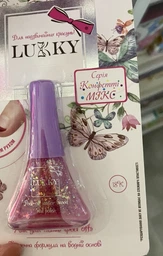 Лак для ногтей Lukky Конфетти-Микс бирюзовый перламутр (T16755)