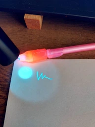 Маркер ультрафиолетовый UV с невидимыми чернилами