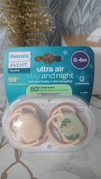 Пустышки Philips AVENT Ultra Air 0-6 месяцев 2 шт (SCF087/09) фото от покупателей 1