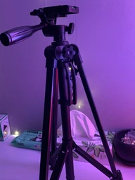 Штатив для смартфона та камери Andoer F3366T, трипод алюмінієвий з тримачем для телефона, 140 см, Чорний фото від покупців 2