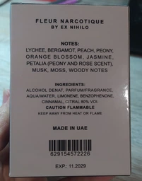 Парфюмированная вода унисекс No Brand Fleur Narcotique 60 мл фото от покупателей 1