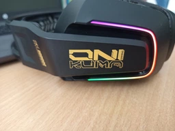 Ігрові бездротові навушники Onikuma GT828I з RGB-підсвічуванням, мікрофоном, Bluetooth + 2.4G, AUX, для ПК, PS4, PS5, телефону Black фото від покупців 1