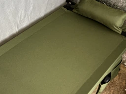 Усиленная военная раскладушка Nest с Карманом тип НАТО Олива + Подушка
