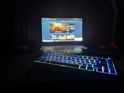 Ігрова Бездротова Механічна Клавітура Attack shark x85 White-purple фото від покупців 1