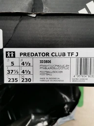 Подростковые футбольные бутсы-сороконожки для мальчика Adidas Predator Club Tf J ID3806 37.5 Ftwwht/Lucpnk/Luclem (4067904803362)