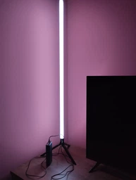 Торшер неоновая лампа Intellect Stand LED RGB от USB напольный светильник, ночник, регулировка с телефона и пульт ДУ фото от покупателей 1